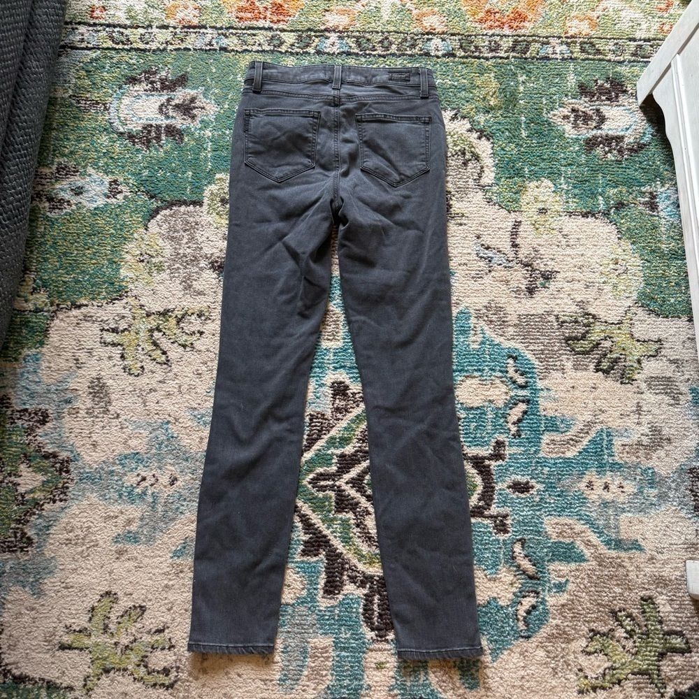 Black Paige skinny jeans with Aztec pocket detailing - Picture 5 of 8